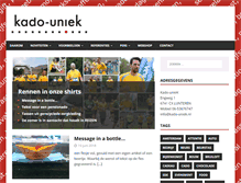 Tablet Screenshot of kado-uniek.nl